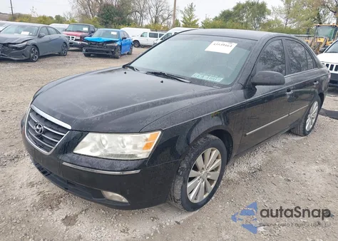 2009 Hyundai Sonata Limited из США, поврежденный, VIN 5NPEU46C99H521561